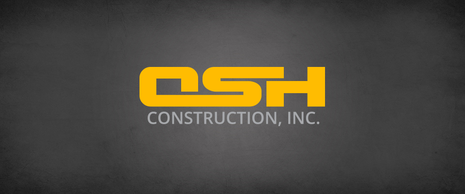 Osh Construction Logo Design